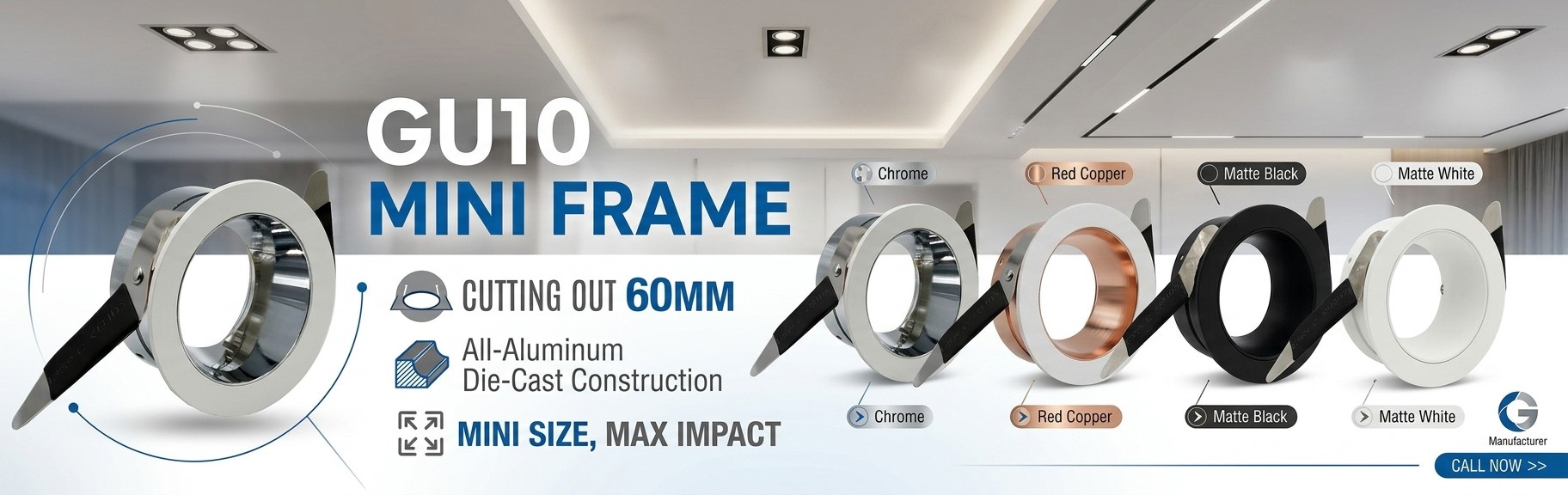 GU10 Mini lighting frame